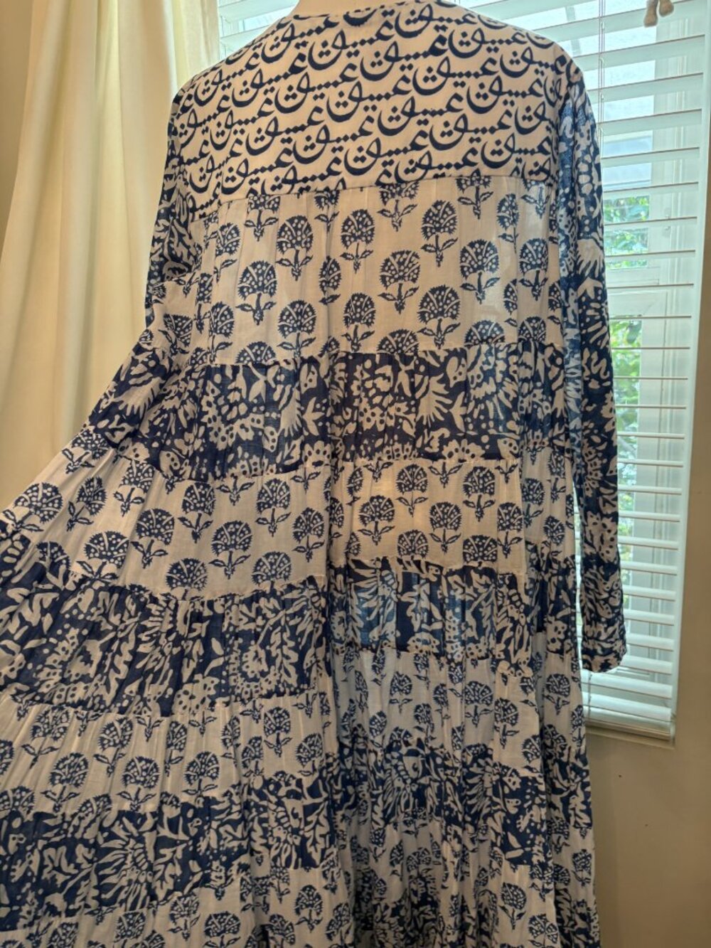 Beautiful Orient 499 Spring-Summer midi-maxi lightweight cotton dress - Picture 2 of 12